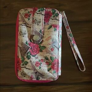 Floral Women's Wristlet